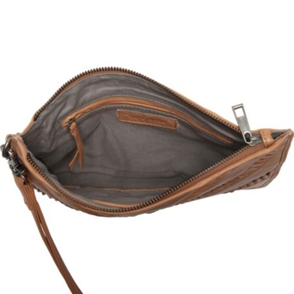 LAST ONE! Day & Mood Boho Leather Wristlet/Purse - Picture 3 of 7